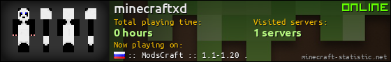 minecraftxd userbar 560x90