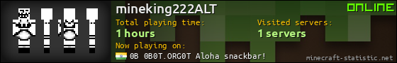 mineking222ALT userbar 560x90