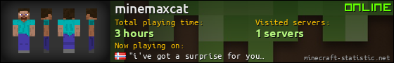 minemaxcat userbar 560x90