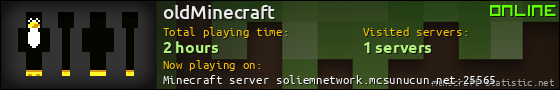 oldMinecraft userbar 560x90