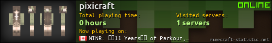 pixicraft userbar 560x90