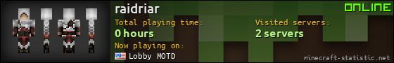 raidriar userbar 560x90