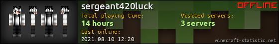 sergeant420luck userbar 560x90