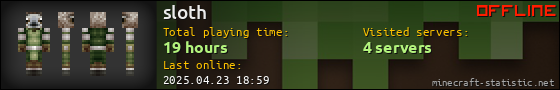 sloth userbar 560x90