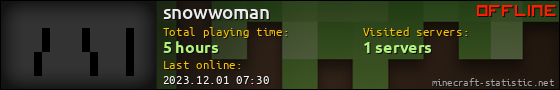 snowwoman userbar 560x90