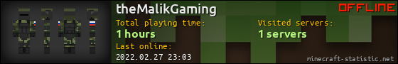 theMalikGaming userbar 560x90