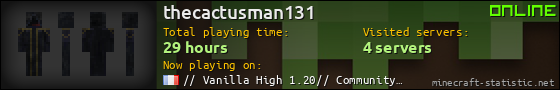 thecactusman131 userbar 560x90