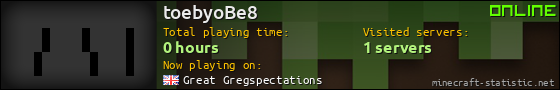 toebyoBe8 userbar 560x90