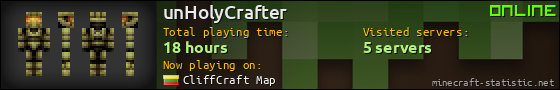 unHolyCrafter userbar 560x90