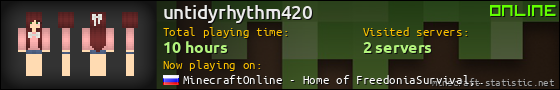 untidyrhythm420 userbar 560x90