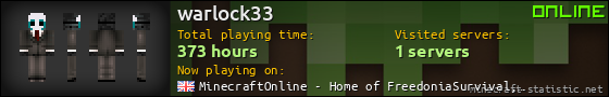 warlock33 userbar 560x90