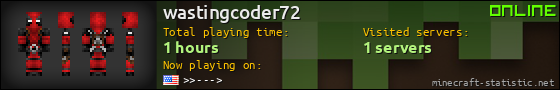 wastingcoder72 userbar 560x90