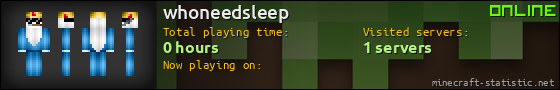 whoneedsleep userbar 560x90