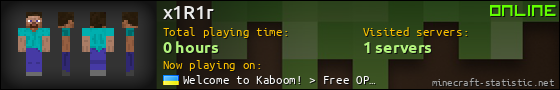x1R1r userbar 560x90