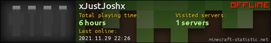 xJustJoshx userbar 560x90