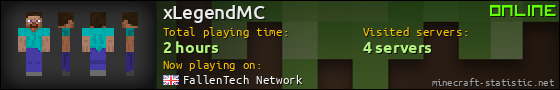 xLegendMC userbar 560x90