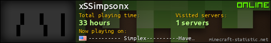 xSSimpsonx userbar 560x90