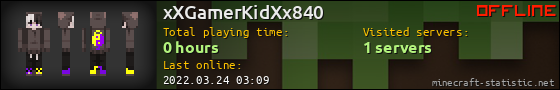 xXGamerKidXx840 userbar 560x90