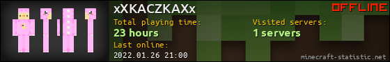 xXKACZKAXx userbar 560x90