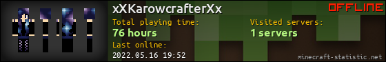 xXKarowcrafterXx userbar 560x90