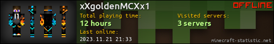 xXgoldenMCXx1 userbar 560x90