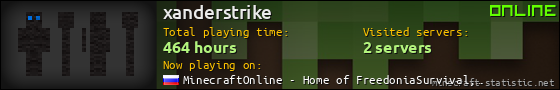 xanderstrike userbar 560x90