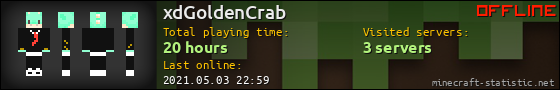 xdGoldenCrab userbar 560x90