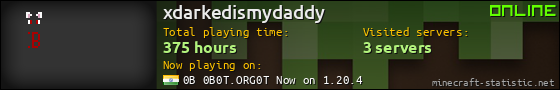 xdarkedismydaddy userbar 560x90