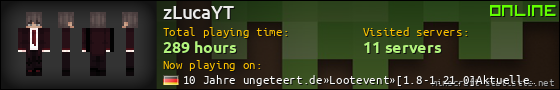 zLucaYT userbar 560x90