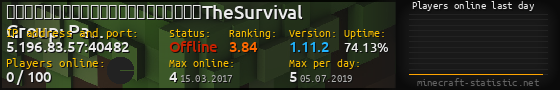 Userbar 560x90 with online players chart for server 5.196.83.57:40482