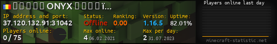 Userbar 560x90 with online players chart for server 37.120.132.91:31042