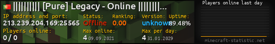 Userbar 560x90 with online players chart for server 213.239.204.169:25565
