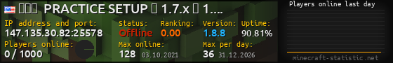 Userbar 560x90 with online players chart for server 147.135.30.82:25578