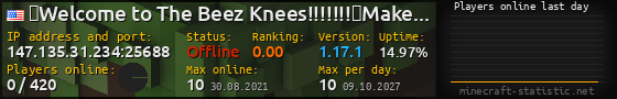 Userbar 560x90 with online players chart for server 147.135.31.234:25688