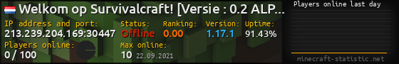 Userbar 560x90 with online players chart for server 213.239.204.169:30447
