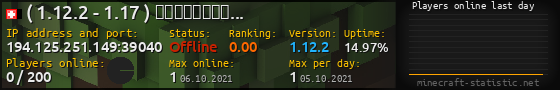 Userbar 560x90 with online players chart for server 194.125.251.149:39040