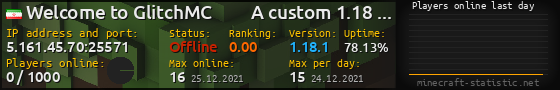 Userbar 560x90 with online players chart for server 5.161.45.70:25571