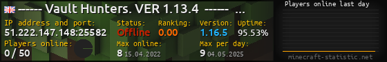 Userbar 560x90 with online players chart for server 51.222.147.148:25582