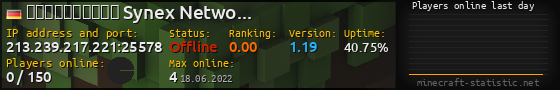 Userbar 560x90 with online players chart for server 213.239.217.221:25578