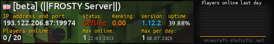 Userbar 560x90 with online players chart for server 193.122.206.87:19974