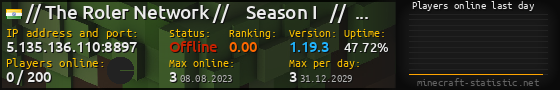 Userbar 560x90 with online players chart for server 5.135.136.110:8897
