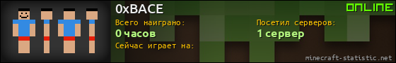 Юзербар 560x90 для 0xBACE