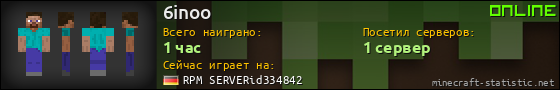 Юзербар 560x90 для 6inoo