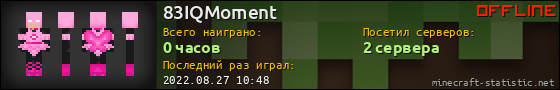 Юзербар 560x90 для 83IQMoment