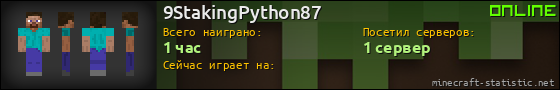 Юзербар 560x90 для 9StakingPython87