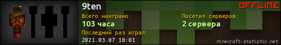 Юзербар 560x90 для 9ten