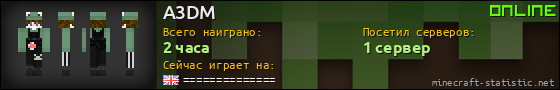 Юзербар 560x90 для A3DM