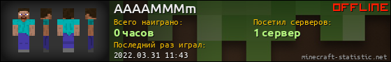 Юзербар 560x90 для AAAAMMMm