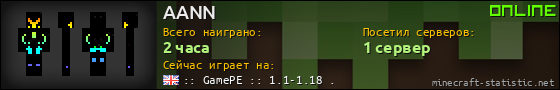Юзербар 560x90 для AANN