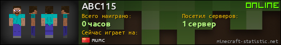 Юзербар 560x90 для ABC115